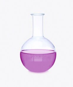 ISOLAB Flat Bottom Flask 500 ml Clear Glass Pack of 10