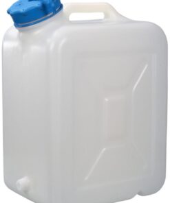 Bürkle Wide Neck Canister 30 Liters with Threaded Socket at the Side Just Above the Ground