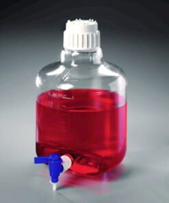 Thermo Nalgene Aspirator Bottle, Transparent PC with PP Stopcock Cap, 10 L