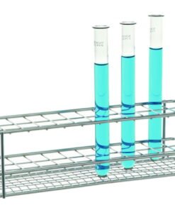 BOCHEM Test Tube Rack 2x12 Tubes 18/10 E-POLI, 250x50x70 mm