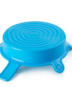DWK Duran Silicone Lid Size L, Cyan, Pack of 5