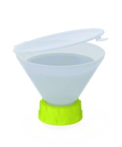 Bohlender b.safe Funnel 130 mm – GL45, White Polyethylene