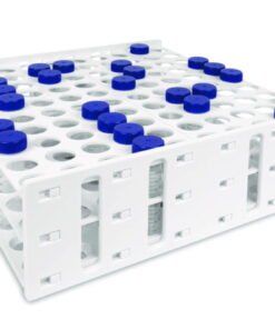 Heathrow Scientific Mega Rack ABS for 100 x 50mL (28-32mm) Tubes - White