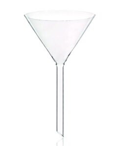Bohemia Cristal Funnel with 60° Angle and Short Helve (150 mm, H16), Boro 3.3, Pack of 10