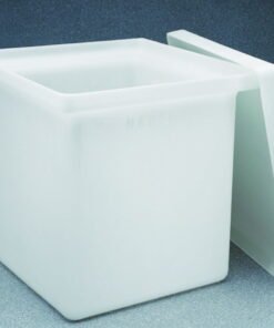 Thermo Nalgene Rectangular Tank with Cover, LLDPE/Cap, 27L