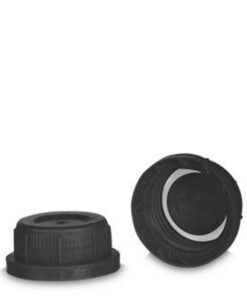 RIXIUS UN Locks 45 HDPE, Black with PE Foam Ring Seal (Pack of 10)