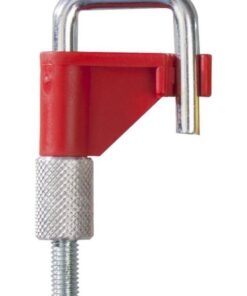 Bürkle Stop-It Tubing Clamp with Easy-Click Closure, Red, for Tubes up to 15 mm Diameter