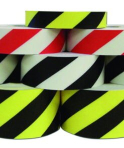 Ergomat DuraStripe Hazard Striping Black/White Floor Marking Tape – 10cm x 30m