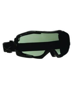 3M GoggleGear 6000 Full Vision Glasses GG6002SGAF-BLK, Black Frame, Grey Glasses