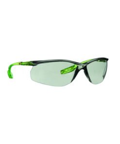 3M Safety Glasses SCCS07SGAF-GRN CCS Lime Green Temples, Indoor/Outdoor Tinting (I/O), Attachment for 3M Ear Plugs with Cord