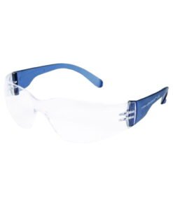 EKASTU Safety Spectacles CARINA KLEIN 12750, Clear 99.99% UV Protection, Adjustable Earpiece