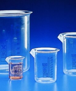 Kartell 1000ml Beaker with Blue Graduation, PMP Low Form, Autoclavable