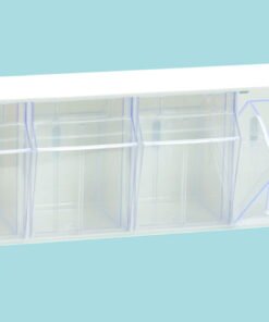 Storage system MultiStore no. 4 high impact plastic, light grey