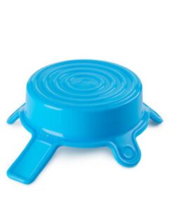 DWK Duran Silicone Lid Size M, Cyan, Pack of 5
