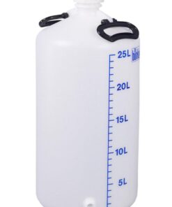 Bürkle Storage Bottle 25 Liters HDPE, with Threaded Connector