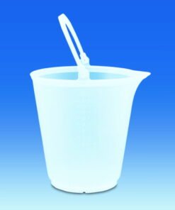 VITLAB Buckets, PP, with Spout and Handle, 12 L Capacity