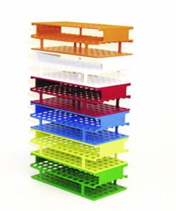 Thermo Nalgene Unwire™ Test Tube Rack for 30 mm Diameter Tubes (3 x 8 Openings, Yellow)