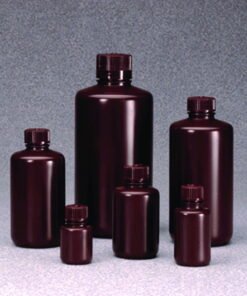 Thermo Nalgene Narrow-Mouth Amber HDPE Bottle 60 mL with Closure​