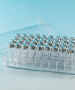 Schuett-Biotec Polystyrene Storage Case for 50 Culture Tubes (35x12 mm), Transparent