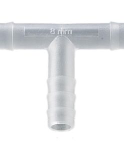 Bürkle T-Connector 7-9 mm, PVDF Cylindr. Beaks, Pack of 10