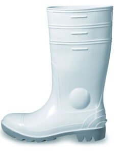 Uvex Polymer Safety Boot, Size 43, Type 9476/6, S5 SRC, PVC Sole, White, Pair