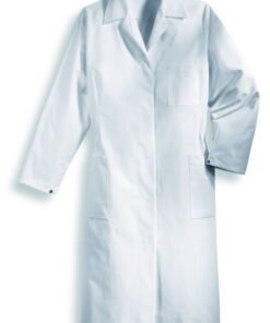 Uvex Ladies Laboratory Coat, Size 44, White, 100% Cotton, 1/1 Arm Type 81509