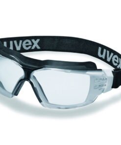 Uvex Protection Spectacles Pheos CX2 Sonic SV 9309, Colour: White/Black, Lenses: PC Clear, UV 400 / 2C-1,2 W 1 BT KN CE, Supravision Extreme