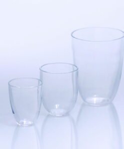 proQuarz Quartz Glass Crucible – 50mL, 45x56mm, Tall Form