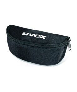 Uvex Case for Eye Protector, Black with Zipper and Belt Loop