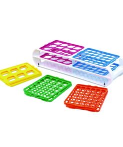 BEL-ART-No-Wire Test Tube Rack for 10-13mm tubes, 90 places, white