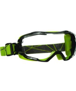 3M GoggleGear 6000 Full Vision Glasses GG6001SGAF-GRN, Limette Green Frame, Clear Glass