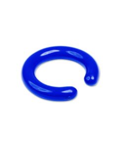Heathrow Scientific Lab Ring Lead, 42 mm C-Shape, Vinyl Coated, Blue for 125-500 mL Flasks