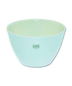 LLG Porcelain Crucibles 1/50, DIN 24mL, 50mm Dia, Low Form, Glazed, Pack of 5