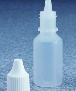 Thermo Nalgene LDPE Dropping Bottle, 15mL, Transparent with Coloured Leak-Proof Cap​
