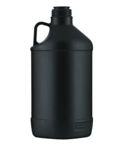 Kautex UN Narrow Mouth Bottle 2500ml SafeGrip Black HDPE (Without Closure)