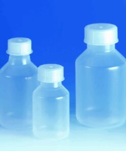 VITLAB Shouldered Bottle 1000 ml PP, Wide-Neck, GL 45 Thread with Screw-Cap