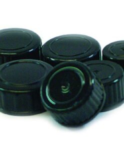 Klett-Kunststofftechnik Screw Caps PP DIN 25 for Narrow Mouth Bottles 500 mL