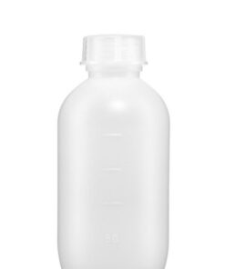 Kautex Textron HDPE Medium Neck Bottle 250 mL Round with Screw Cap