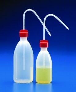 Kartell Wash Bottle 50 mL PE 35 x 96 mm with Red Cap