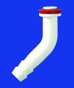Lenz-Laborglas Plastic Hose Connections, Bent 2