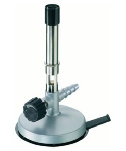 Carl Friedrich Usbeck Bunsen Burner for Natural Gas with Air Regulation and Needle Valve (DIN DVGW Reg. Nr. NG 2211AN0134)