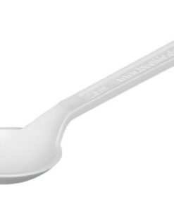 Bürkle LaboPlast Sample Spoon 127 mm PS, White, Single-Use, 2.5 ml, Pack of 100