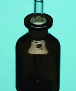 Bohemia Cristal Dropping Bottle 250 mL, Amber, NS Pipette, Boro 3.3