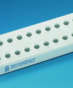 BRAND Reaction Vessel Stand PP for 20 Reaction Tubes, Grey