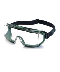 OTG safety goggles, TPR gasket headband (16321 U DT 3 4), clear lens (U UL1.2 DT K N) with Vanguard coating