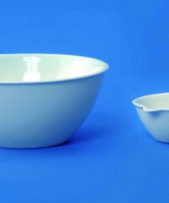LLG Evaporating Dish 274/1a 62 ml, 70 x 30 mm, Flat Bottom, with Drain