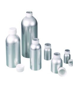 Bürkle Aluminium Bottles – 600 mL with PP Screw Cap (Pack of 10)