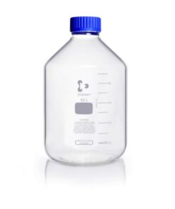 DWK Duran Thread Bottle, 10,000 mL, Wide Neck with GLS 80 Thread, Complete