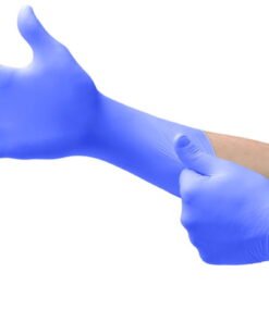 Ansell Microflex Nitrile Gloves, Size 6½-7 (Small), Blue, Powder-Free, Non-Sterile, 295mm Length, Pack of 500​