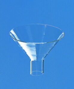 BRAND Powder Funnel, Upper Ø 70 mm, Lower Ø 20 mm, with Short Wide Handle